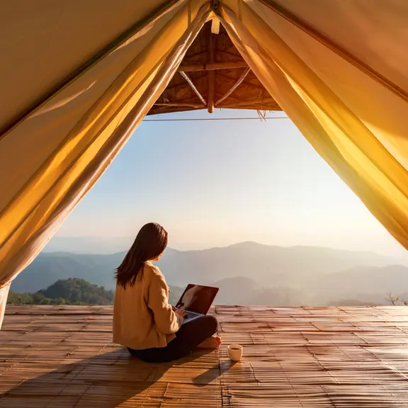Digital Nomad Uitzicht