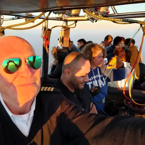 Luchtballonvaarder Eric Bosman